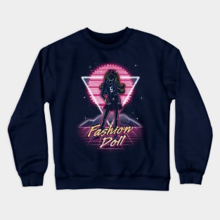 Retro Fashion Doll Crewneck Sweatshirt